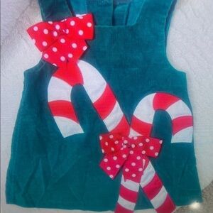Festive Candy Cane Kids Costume Dress